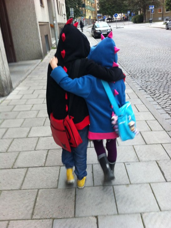 kawaii dinosaurie jackor