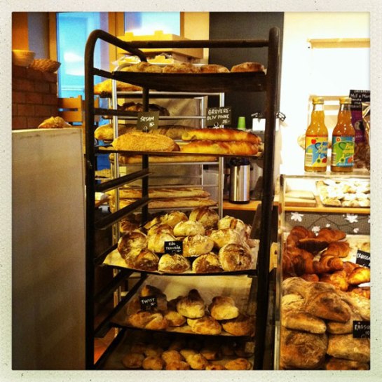 Ett bageri interiört