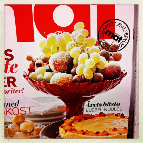 Kanderad frukt - fortfarande hett.