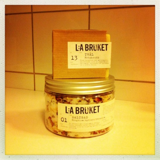 Lilla Bruket badsalt och fotskrubb