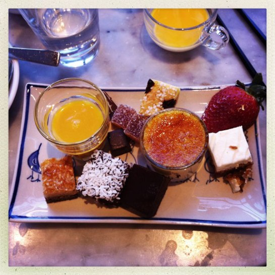 En mycket liten del av vad som till slut hamnade i min mage.