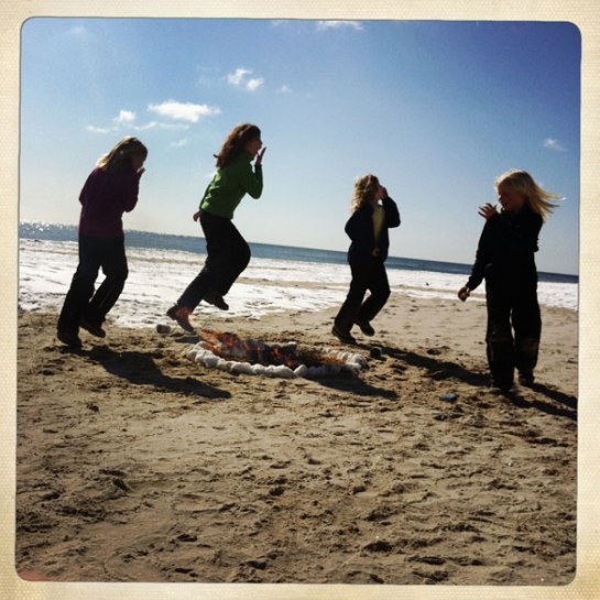 Lilla Hiawatha med vänner