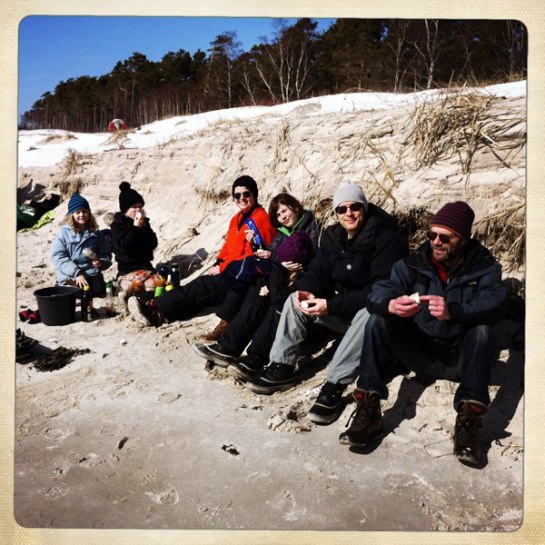 Minuten innan grillen åkte fram