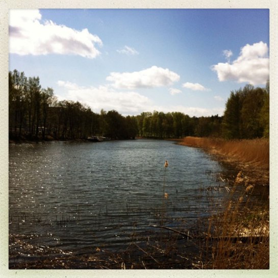 Ungefär i mitten av bilden var platsen för min kapsejsning.